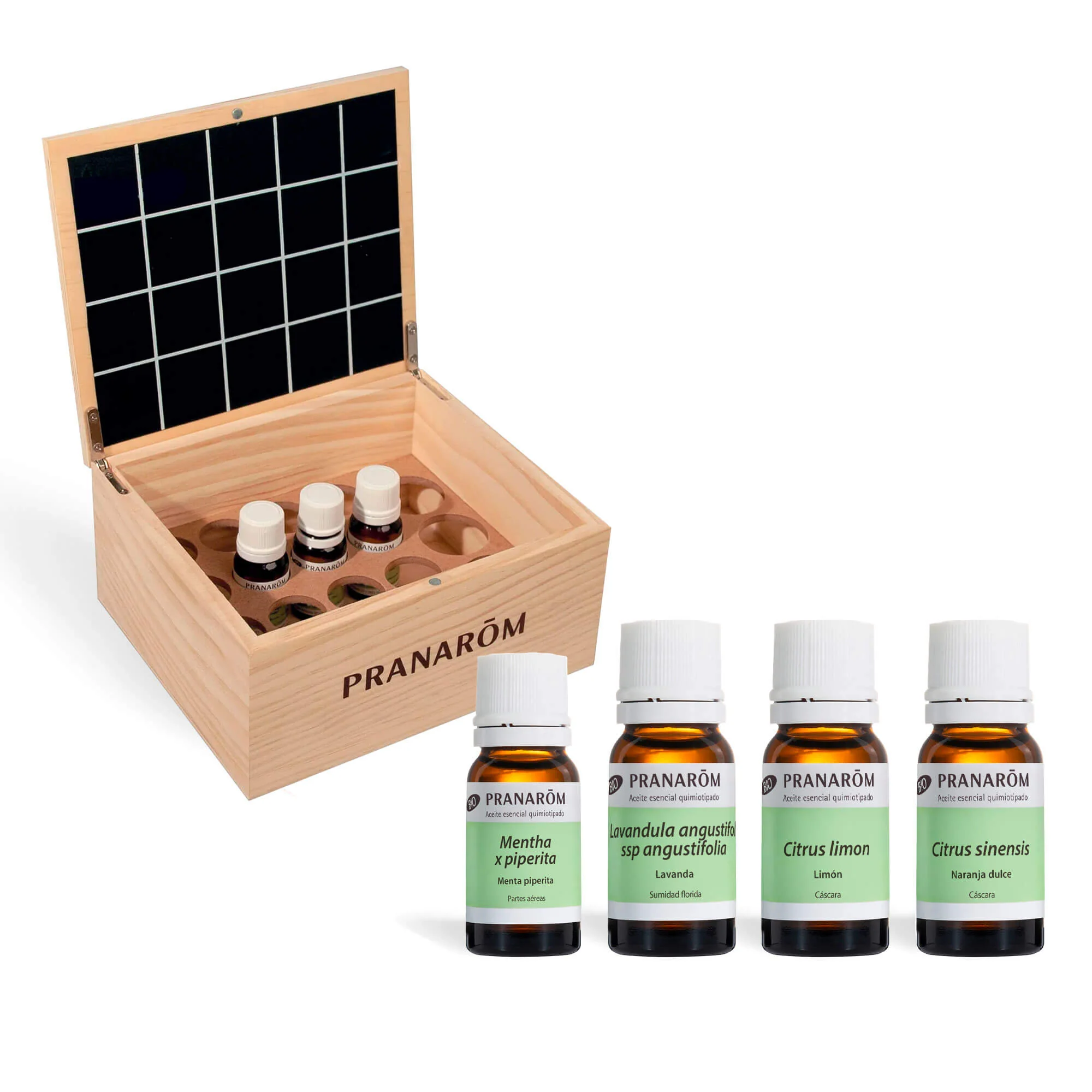 Cofre de primavera 4 Aceites Esenciales imprescindibles - Aromateca gratuita