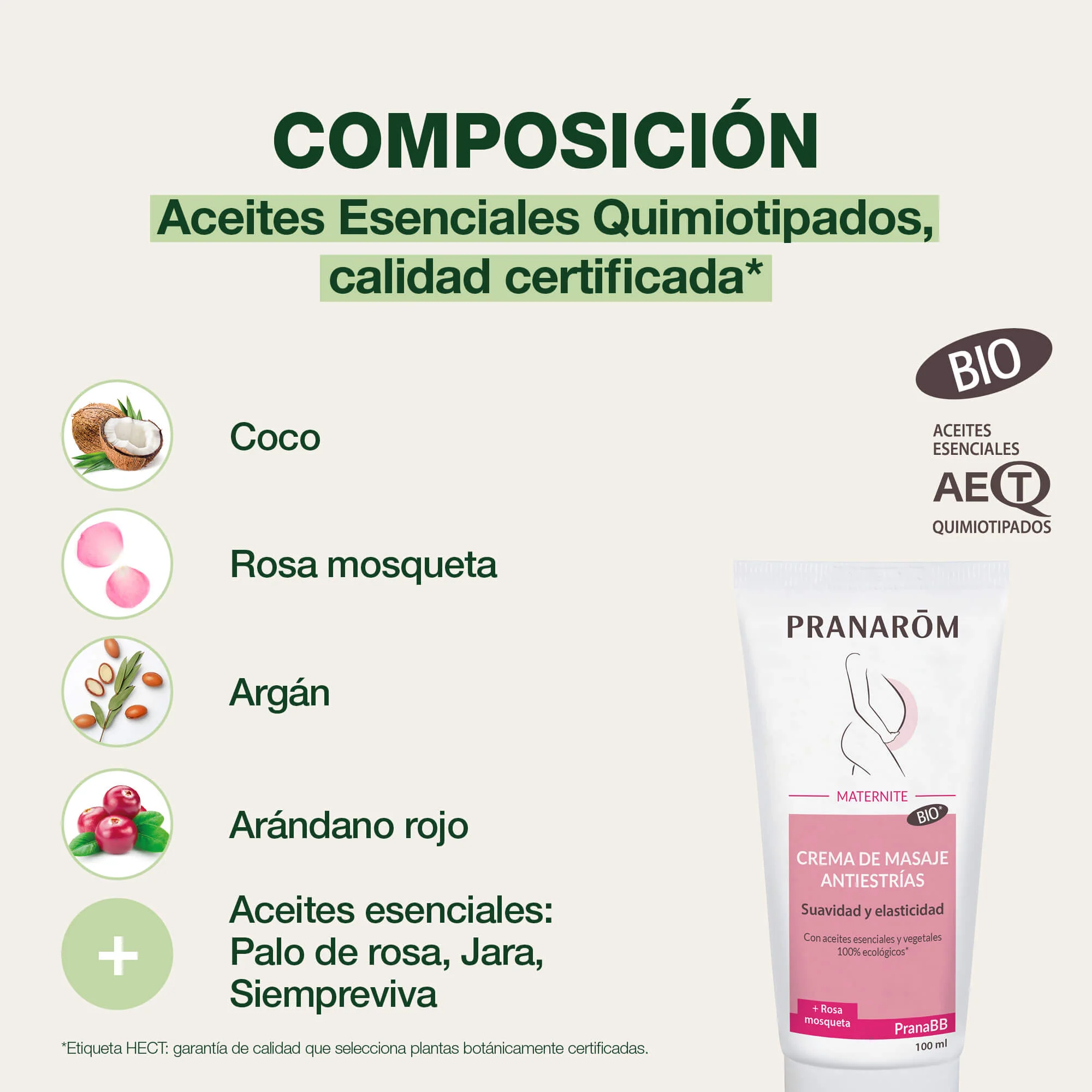 Maternidad Crema de Masaje Antiestrías 100 ml - Bio - Image 4
