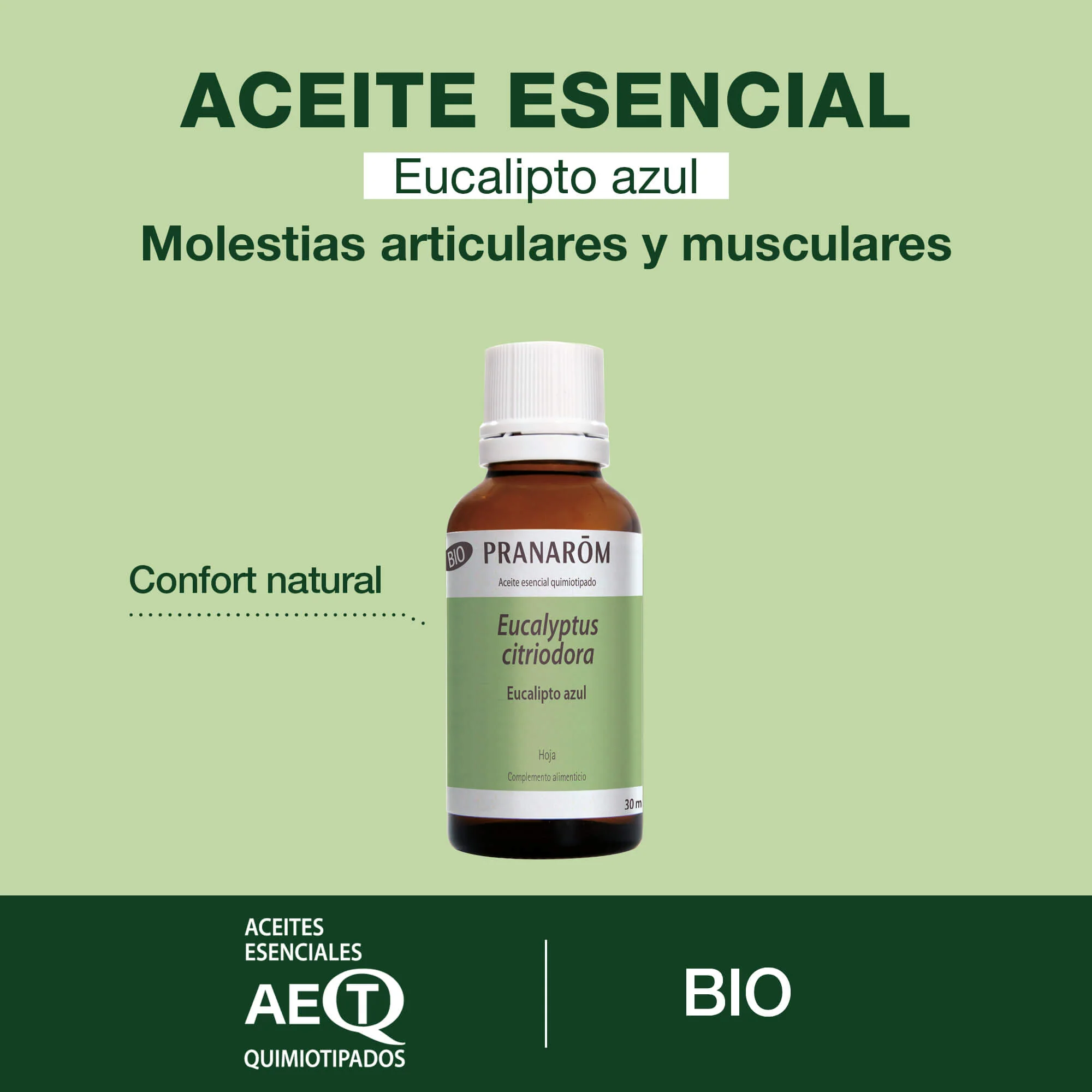 Aceite Esencial Eucalipto Azul 30 ml Formato Grande - Bio - Image 2