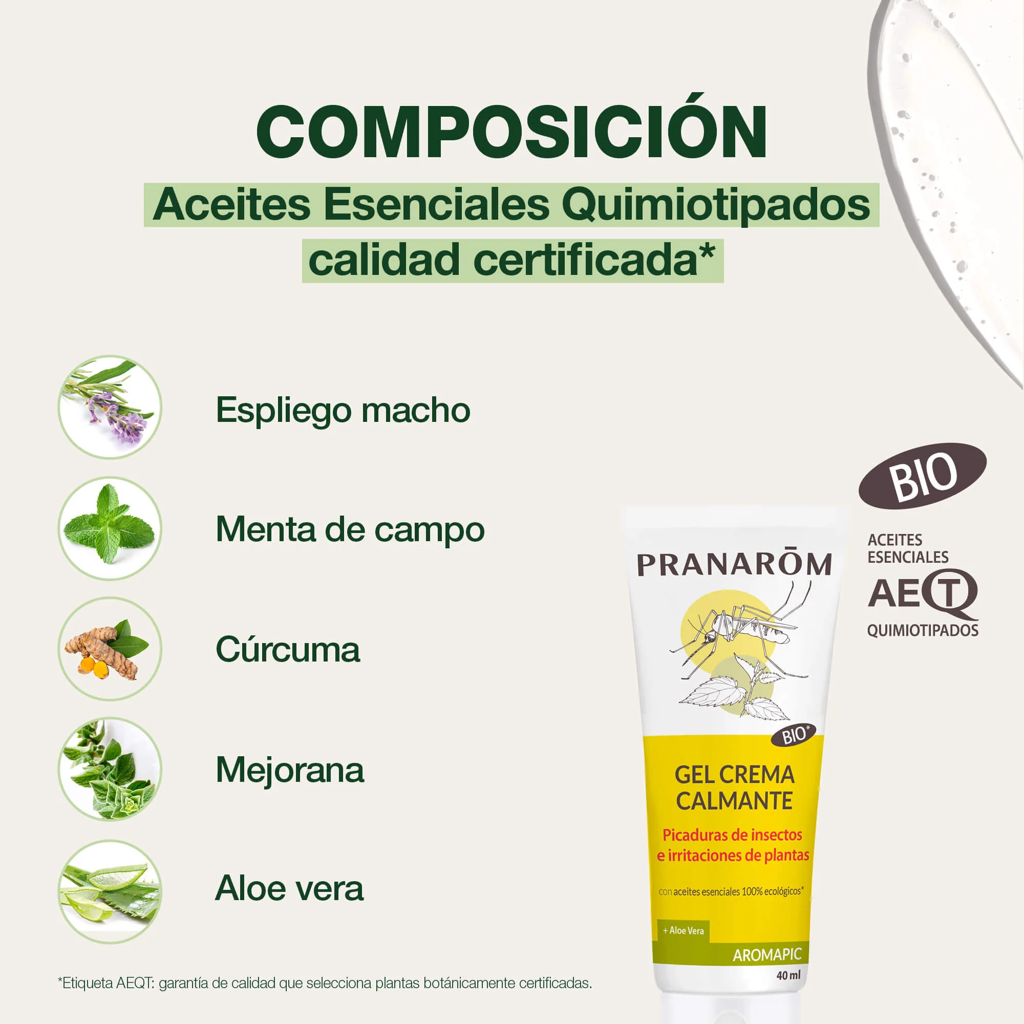 Gel Crema Calmante 40 ml - Bio - Image 4
