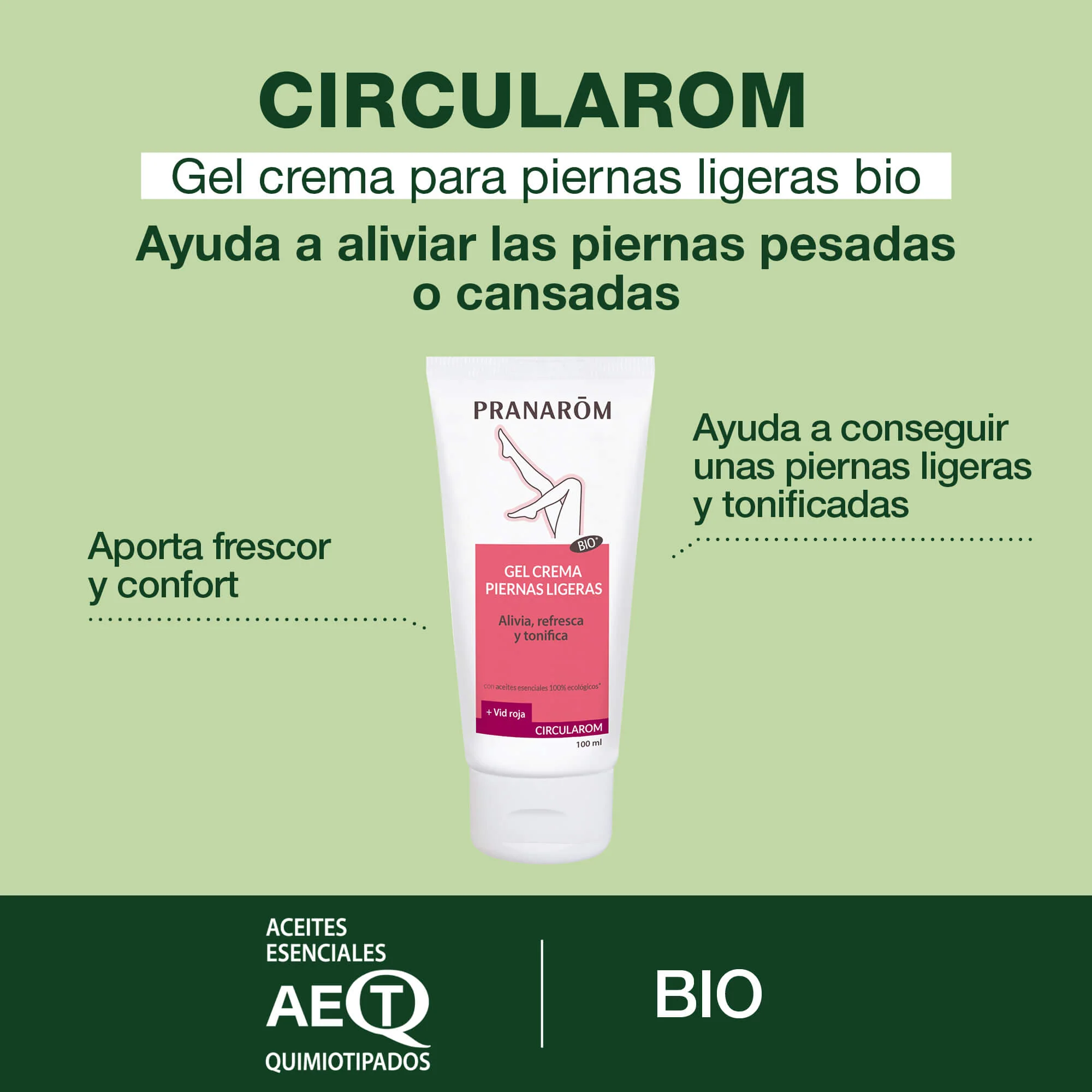 Circularom Gel Crema Piernas Ligeras - Bio - Image 2