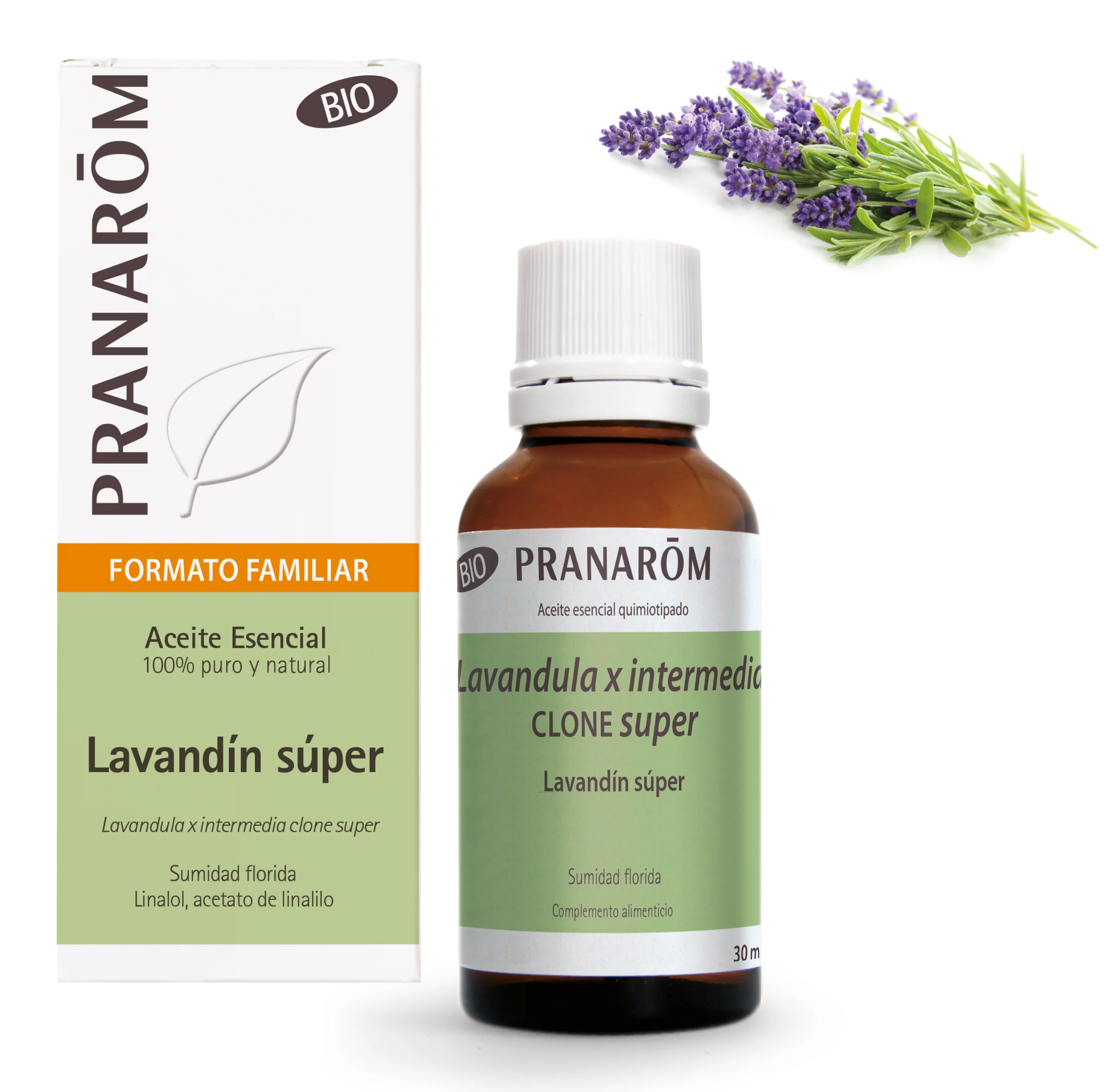 Aceite Esencial Lavandín Super 30 ml Formato Grande - Bio