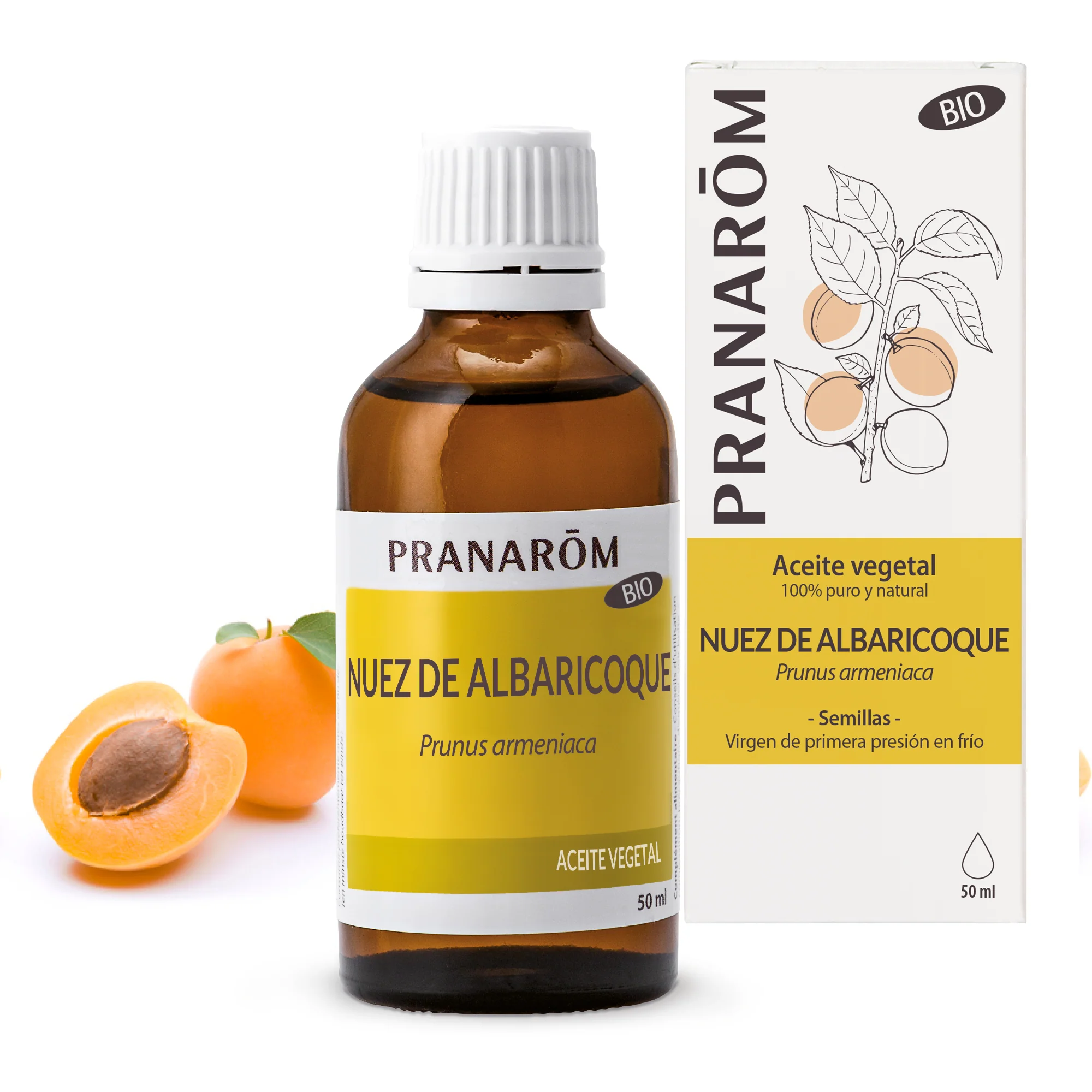 Aceite Vegetal Nuez de Albaricoque 50 ml - Bio