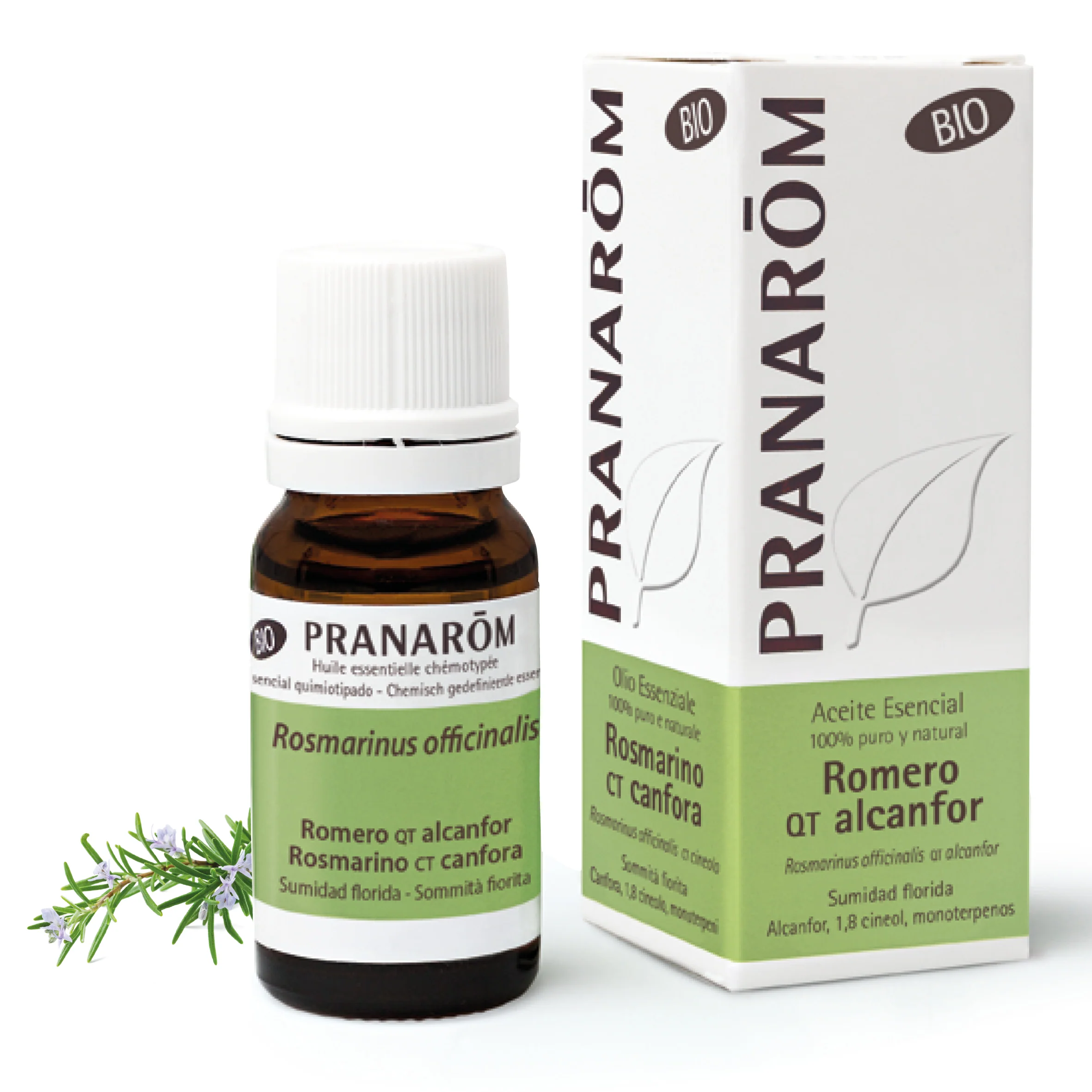 Aceite Esencial Romero Qt Alcanfor 10 ml - Bio