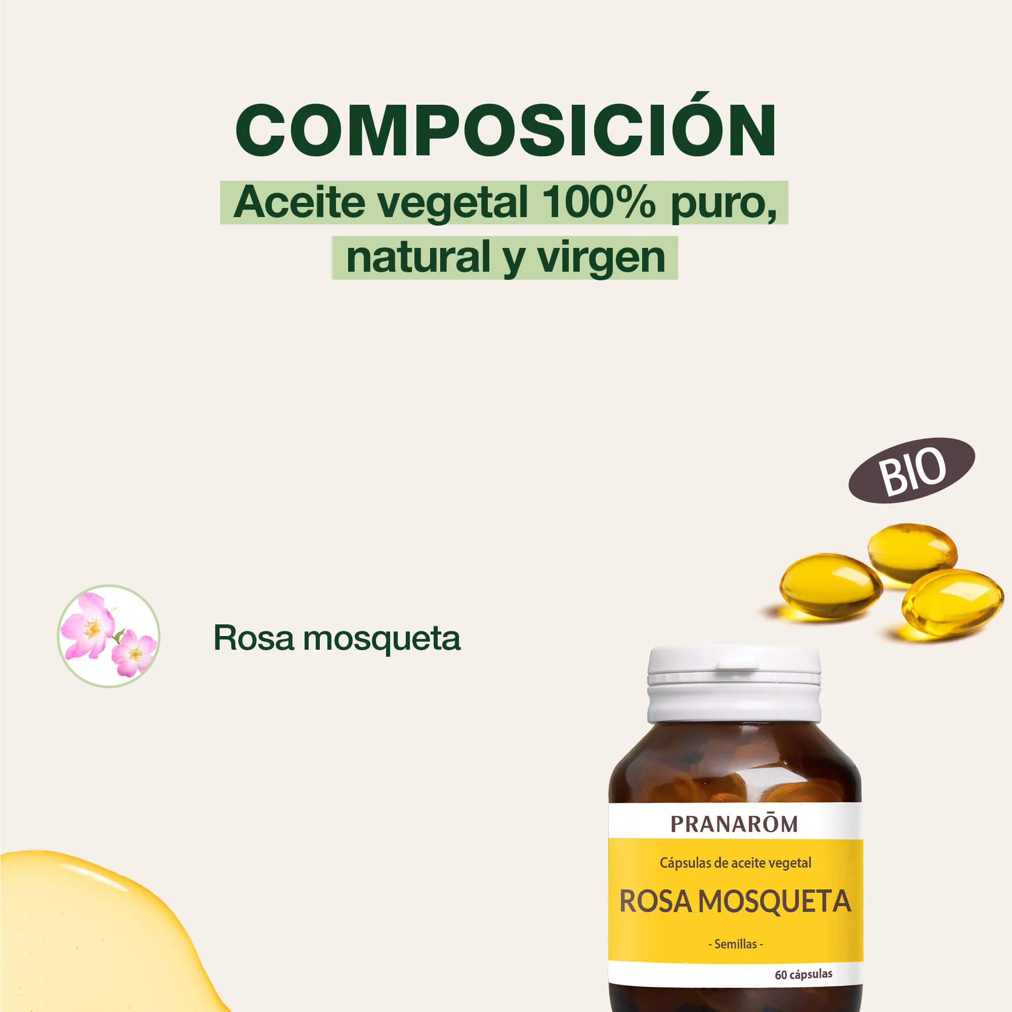 Aceite Vegetal Cápsulas Rosa Mosqueta - Image 4