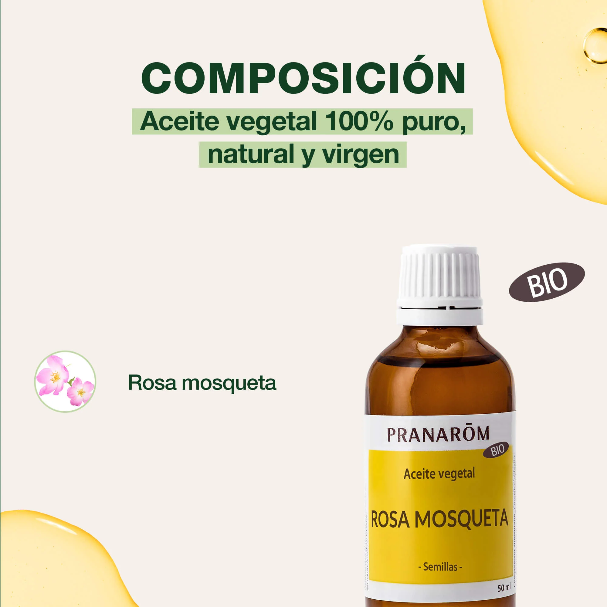 Aceite Vegetal Rosa Mosqueta 50 ml - Bio - Image 4